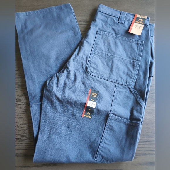 Men's Relaxed Fit Carpenter Pants Various Sizes    NWT   Charcoal Grey - Picture 7 of 12